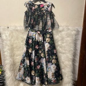 Floral Mini Angel Girls Dress